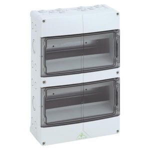 Modulaire verdeler / verdeelkast AK compact grijs IP65 IK07 24 modules