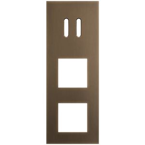 3-voudige afdekplaat Verticaal 71mm centerafstand voor een tweevo