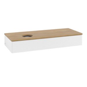Wastafelonderkast Antao 1200x190x500mm White Matt Lacquer L11111MT