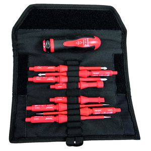 Schroevendraaierset 10-delig wisselklingensystem VARIO PH VDE 1000V