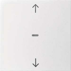 Drukknopmodule afdekking 1-v pijlsymb berker S.1/B.3/B.7 mat