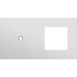 Afdekplaat 2-voud horiz. 71mm centerafst. 155-57805