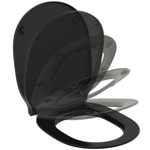 Zitting & deksel wrapover RVS silk black Connect Air