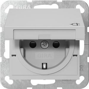 wandcontactdoos met randaarde KD + Safety Plus SRK System 55 grijs m