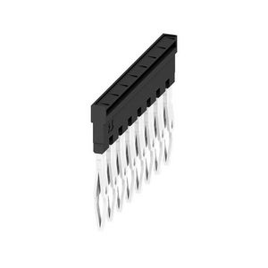 Dwarsverbinder (terminal) Plugged zwart 24 A p: 8, VVE=20