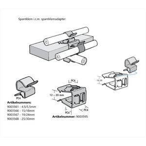 Spantklem adapter VVE=50