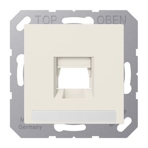 Afdekking AS500 wit 1-voudig tekst-voudig AMP Rad.