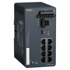 Modicon Extended Managed Switch 8 ports for copper Harsh