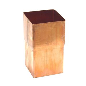 Koperen HWA verbindingsmof vierkant 80x80mm