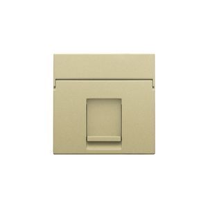 Centraalplaat data 1x RJ gold coated