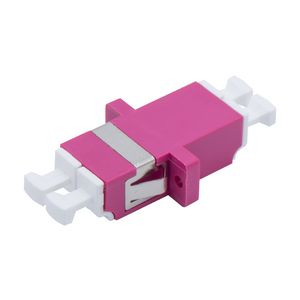 LC ADAPTOR DUPLEX MM OM4 Pink