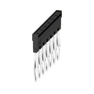 Dwarsverbinder (terminal) Plugged zwart 24 A p: 7, VVE=20