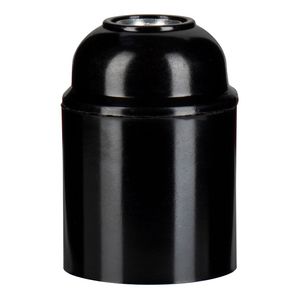 Lamphouder Bakelite plain E27 zwart VVE=10