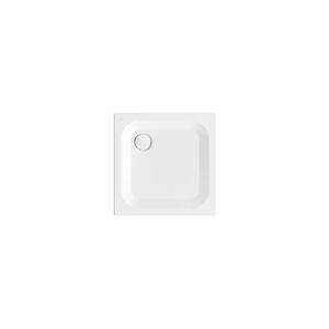 Douchebak geglazuurd staal BetteUltra 750x750x25mm wit AS antislip Sense afvoer Ø90mm