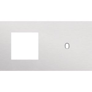 Afdekplaat 2-voud horiz. 71mm centerafst. 155-57806