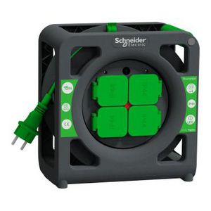 Kabelhaspel 15m HO5VVF 3G1.5 IP44 Schuko Thorsman