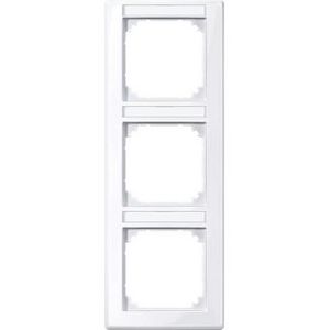 Afdekraam M-Smart 3-voudig Verticaal Tekstveld Actief wit