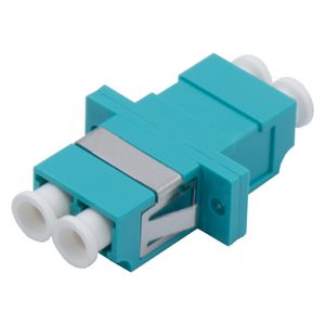 LC ADAPTOR DUPLEX MM OM3 Aqua