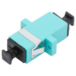SC ADAPTOR SIMPLEX MM OM3 Aqua