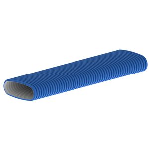 Rol a 20m. Hybalans+ aanvoerslang/ flexibele buis blauw ovaal 133x55mm
