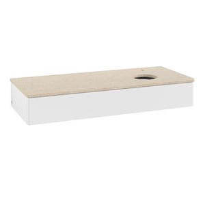 Wastafelonderkast Antao 1200x190x500mm White Matt Lacquer L12053MT