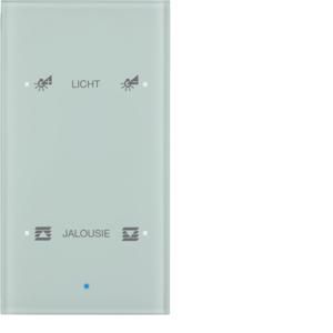 Tastsensor KNX-touch geconfig. 2-v berker TS Sensor glas