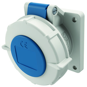 Inbouwwandcontactdoos 16A 4-polig  9H 230V IP67 TwinCONTACT