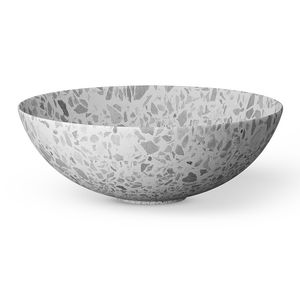 Opzetwaskom CERAMIC TERRAZZO Ø400mm grijs