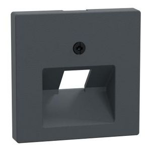 Centraalplaat UAE 1-voudig Antraciet Systeem M