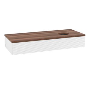 Wastafelonderkast Antao 1200x190x500mm White Matt Lacquer L12112MT
