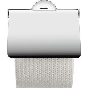 Starck T Papierrolhouder met cover 125x83x131mm Chroom