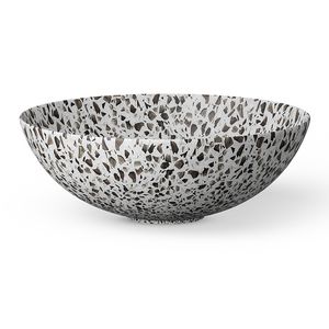 Opzetwaskom CERAMIC TERRAZZO Ø400mm zwart