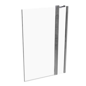 Design Pure badklapwand 950-965x1500mm chroom helder