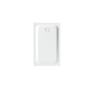 Douchebak geglazuurd staal BetteUltra 1300x800x35mm wit AS antislip Sense afvoer Ø90mm