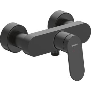 Wave 1-hendel douchemengkraan hoh 150mm mat zwart incl. S-koppelingen