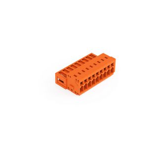 1-draads male steker 1,5mm² oranje 734-339 VVE=50
