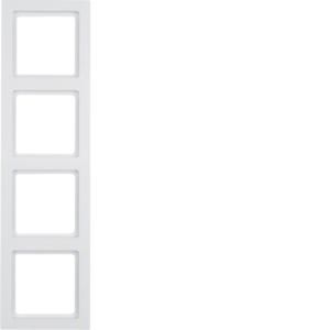 Afdekraam 4-v berker Q.3 polarwit soft-finish