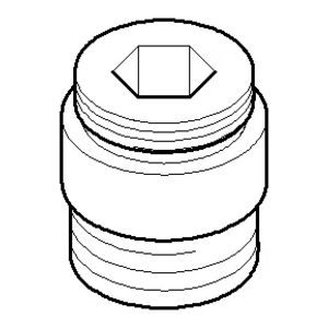 Nippel 23x25mm chr 09240302920-00