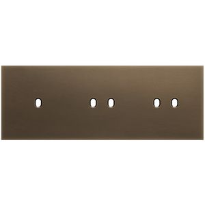 3-voudige afdekplaat horizontaal 71mm centerafstand voor een enkel