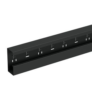 Wandgoot U-170/72 L=2.5m WGX zwart RAL9017