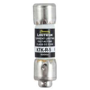 Zekering laagsp. 5A AC 600V 200kA 10x38 CC UL afk VVE=10