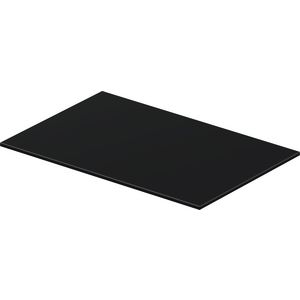 DuraSquare Glazen planchetten Zwart 470x310x8mm