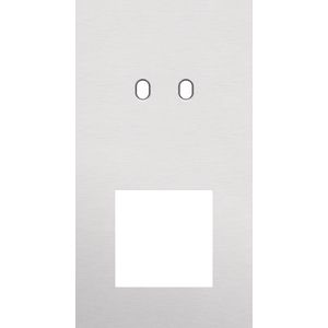 Afdekplaat 2-voud vertic. 71mm centerafst 155-57856