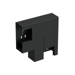 Verticaal hoekstuk wandgoot +D LSN-170/72 WGX zwart RAL9017