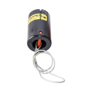 Water-/stofdichte kap Line Drain L2 zwart IP67 Powersafe