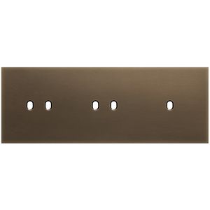 3-voudige afdekplaat horizontaal 71mm centerafstand voor twee twee