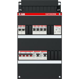 Groepenkast 4x achter 2x 30mA + F + T + HS 3-fasen