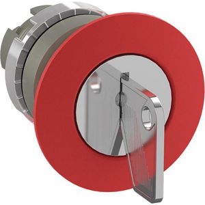 knop paddestoelknop Ø40mm ontgrendeling sleutel 01