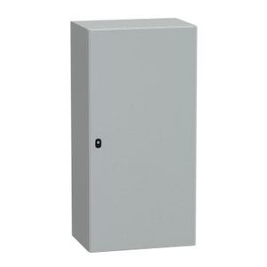 Kast Volle deur 1200x600x400mm IP66 IK10 RAL70 Spacial S3D