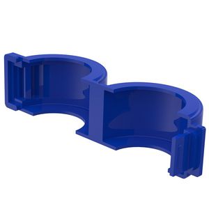 Kunststof verzegelkap 1/2" tbv QCT-EA blauw